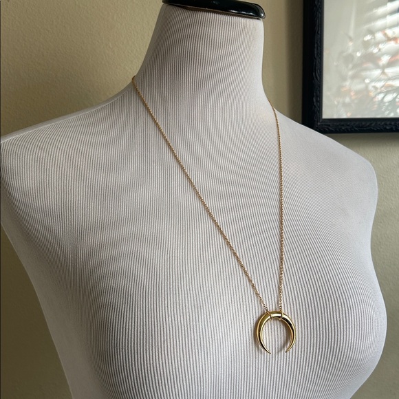 Gorjana Cayne Crescent Pendant Necklace - Picture 8 of 8